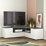 Meuble TV D'angle 4 portes