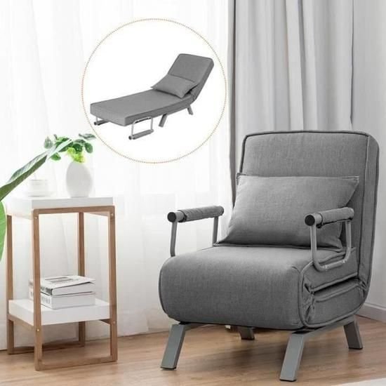 COSTWAY Canapé-lit Fauteuil – Image 2
