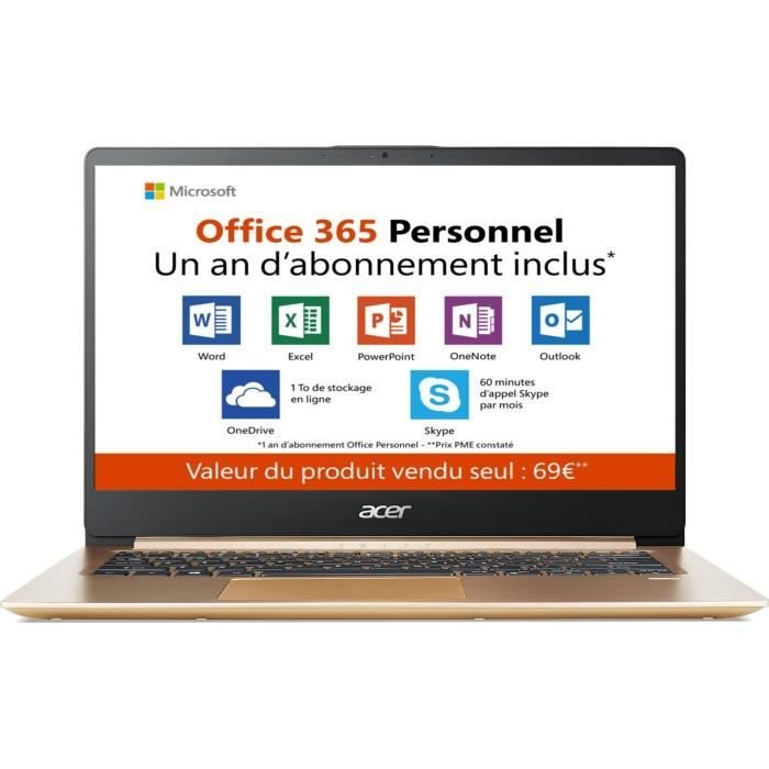 PC Ultrabook - ACER RAM 4Go